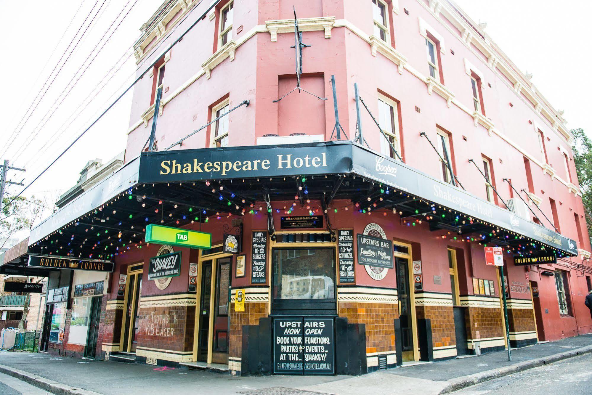 Shakespeare Hotel Surry Hills Kültér fotó